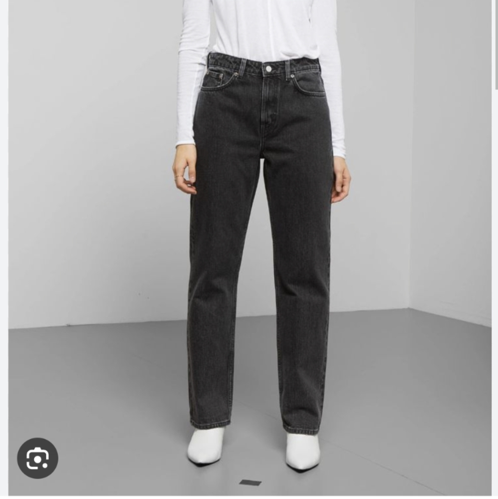 Weekday Voyage Cotton High Rise Straight Leg Jean 25/28